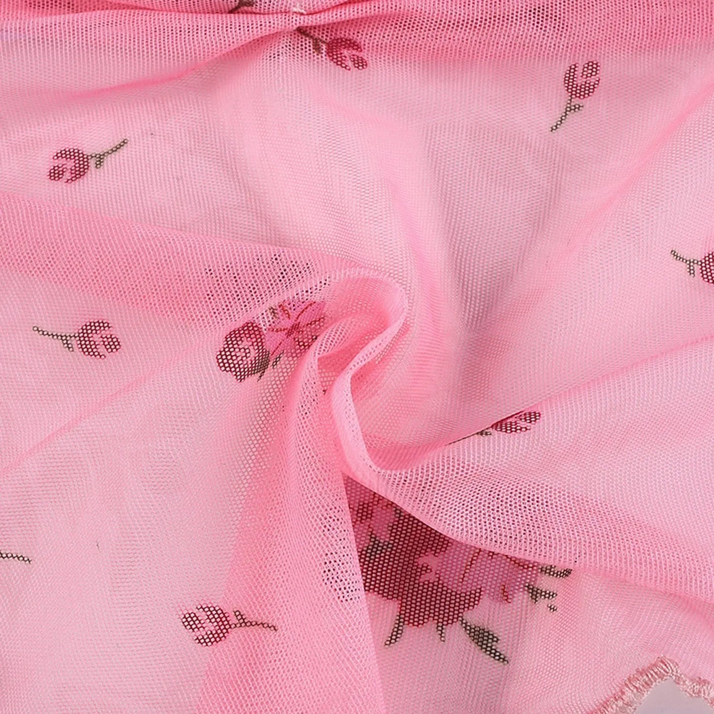 Y2K Floral Asymmetric Crop Top