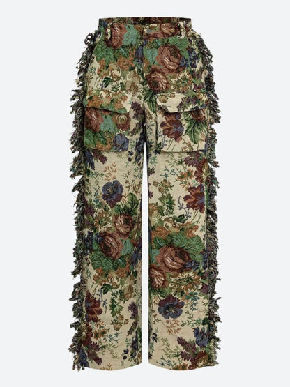 Y2K Floral Bustier & Pants Two Piece Set