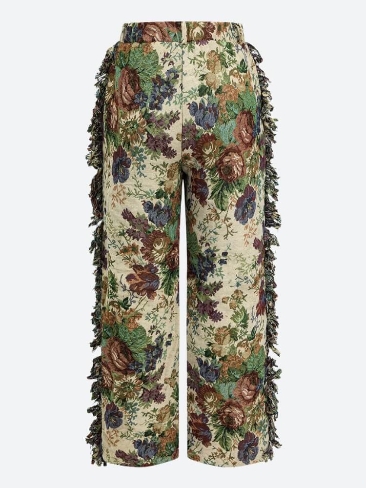 Y2K Floral Bustier & Pants Two Piece Set