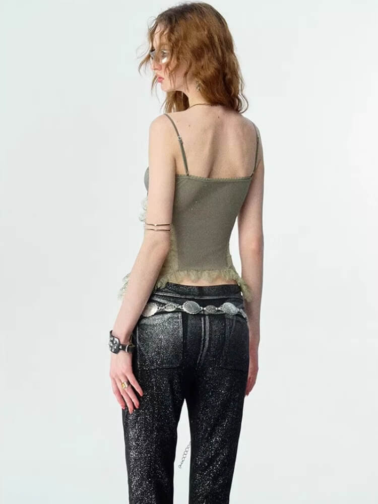 Y2K Floral Cami Top