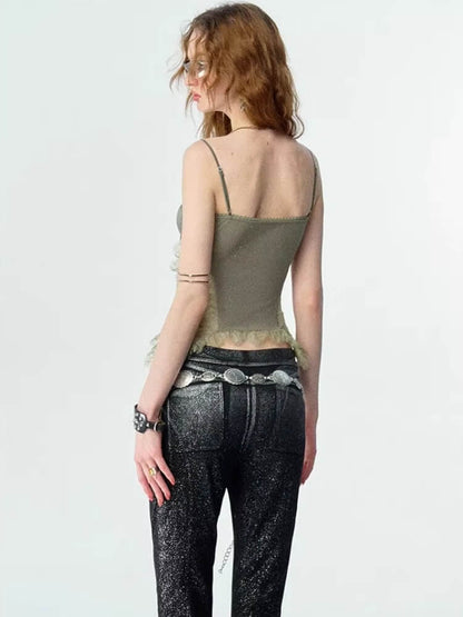 Y2K Floral Cami Top