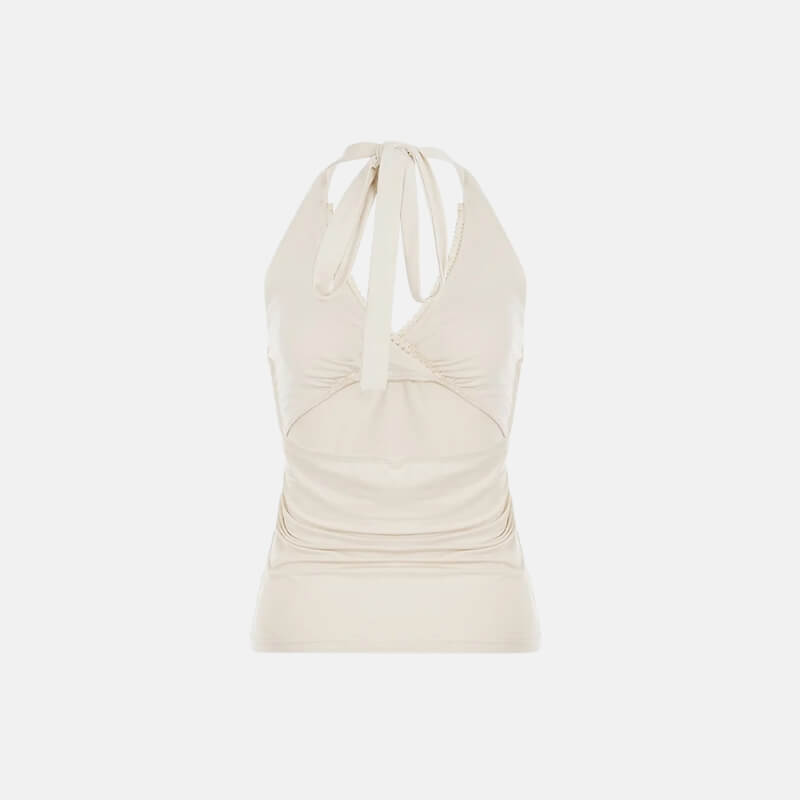 Y2K Floral Halter Top