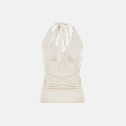 Y2K Floral Halter Top