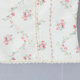 Floral Lace Trim Camisole Top