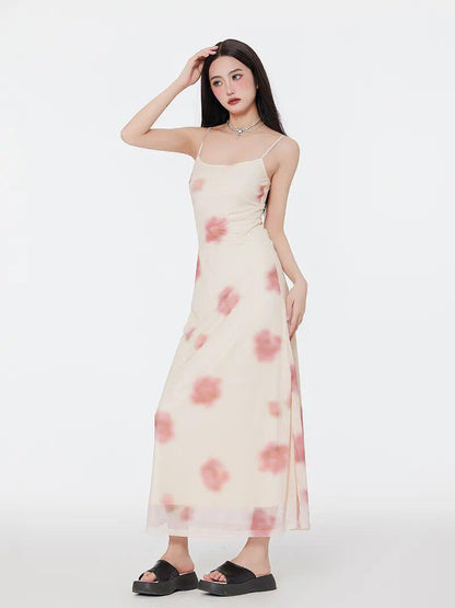 Y2K Floral Maxi Dress