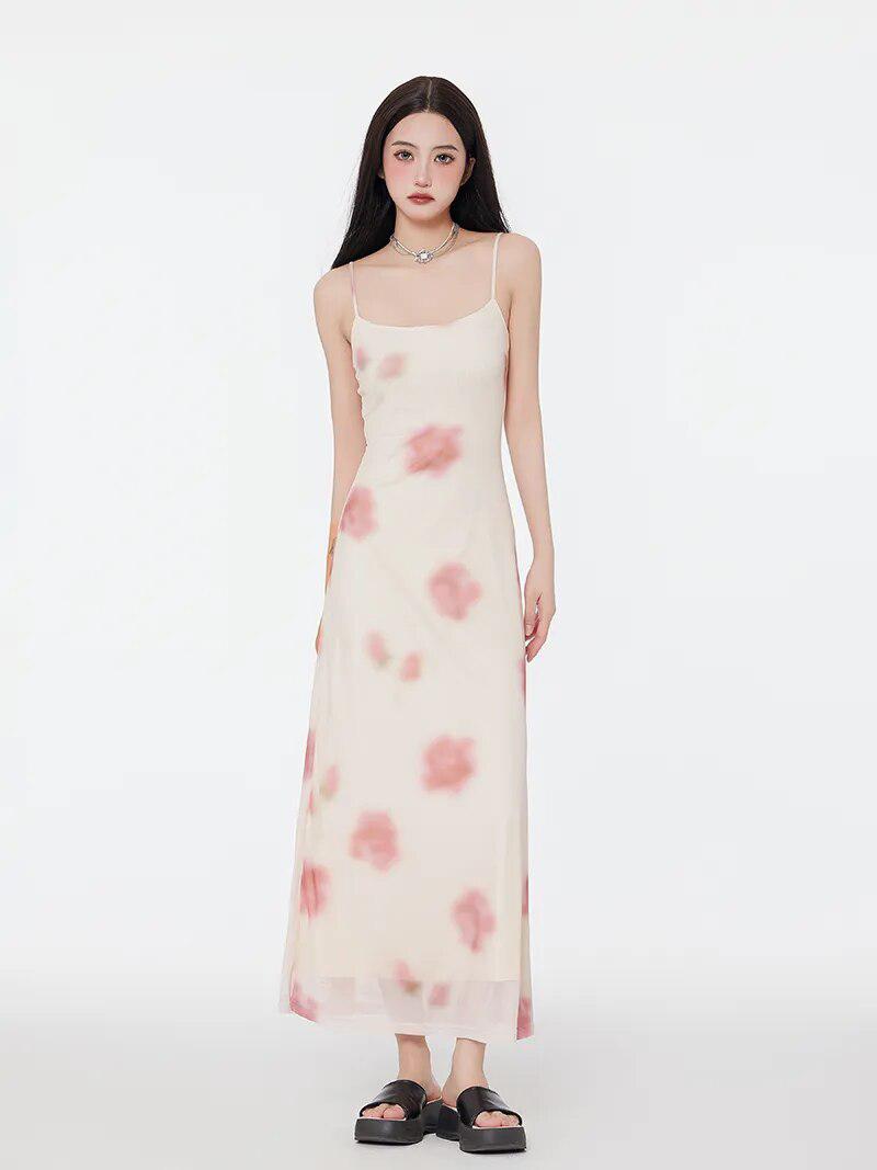 Y2K Floral Maxi Dress