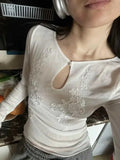 Floral Mesh Top