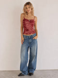 Floral Sheer Crop Top