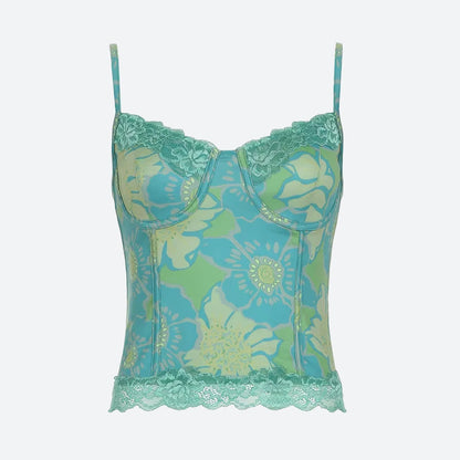 Y2K Floral Top