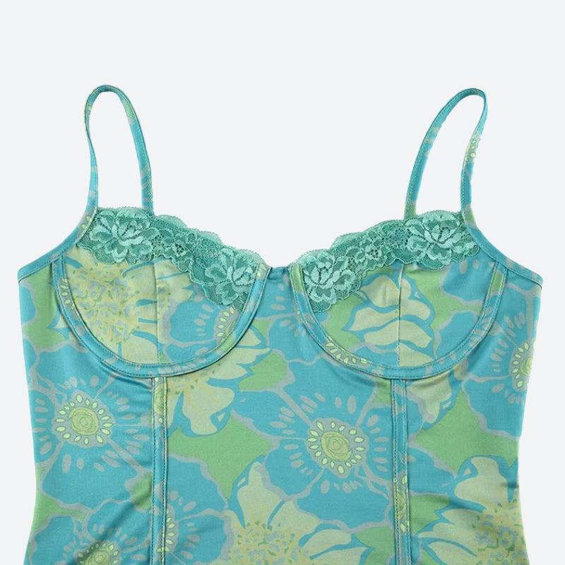 Y2K Floral Top