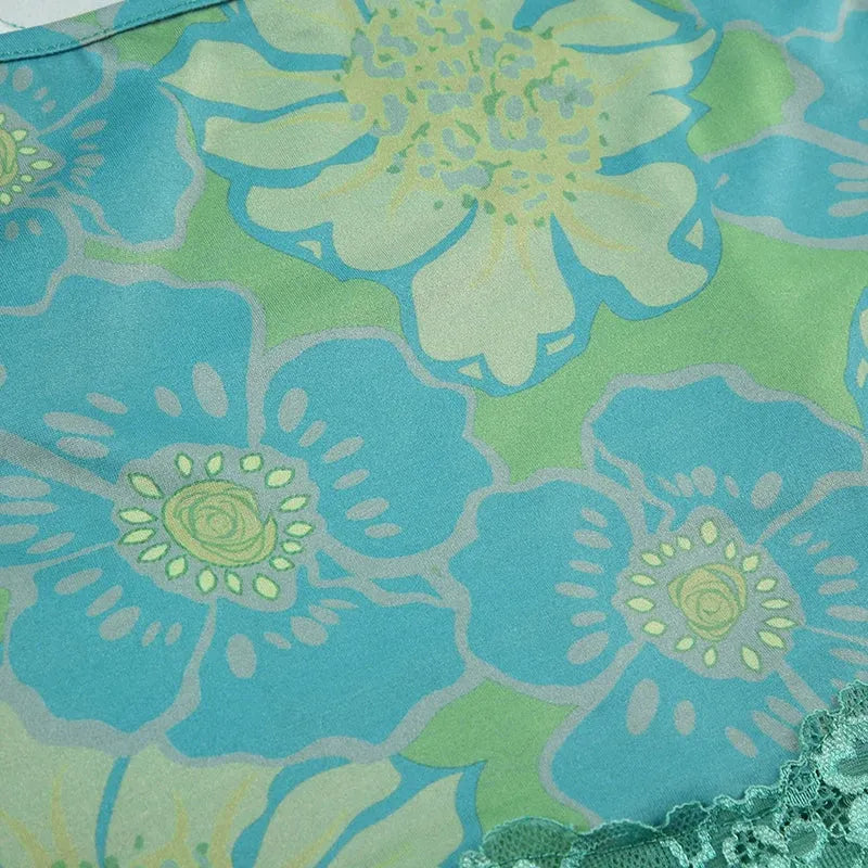 Y2K Floral Top