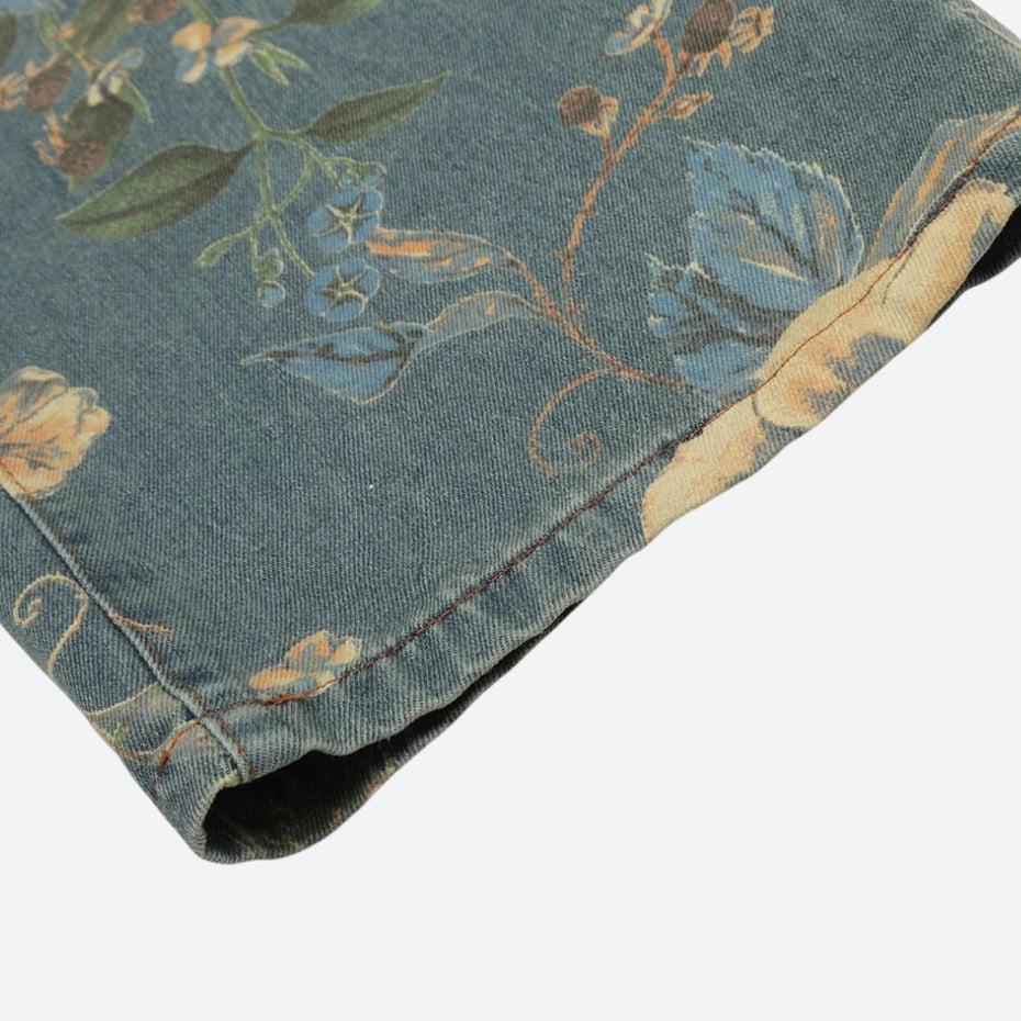 Y2K Floral Wide Leg Jeans