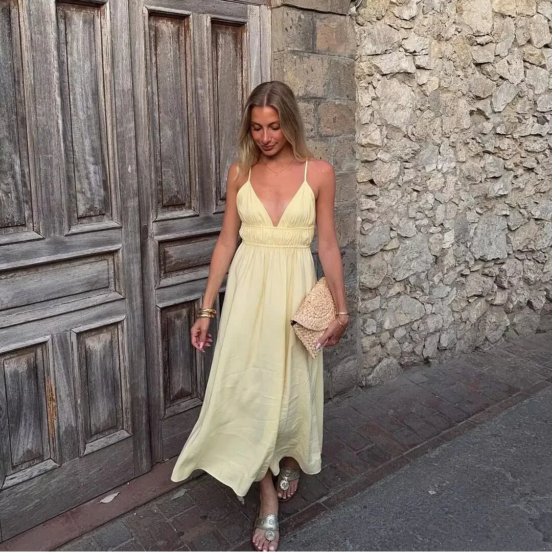 Y2K Flowy Maxi Dress