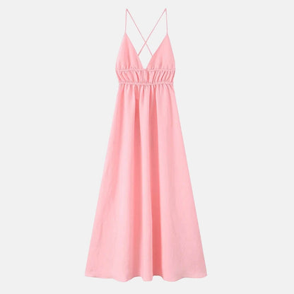 Y2K Flowy Maxi Dress