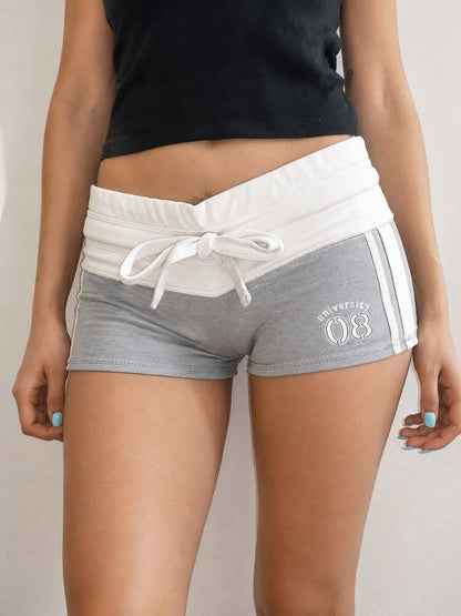 Y2K Foldover Micro Shorts