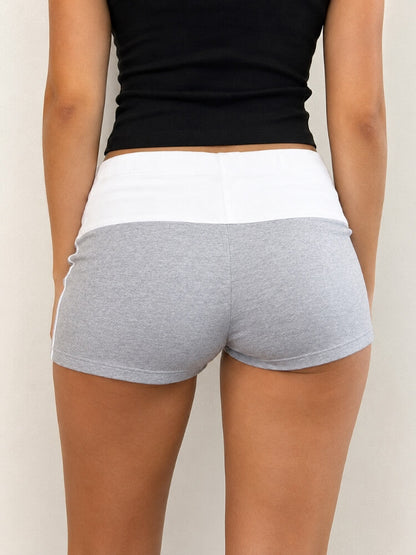 Y2K Foldover Micro Shorts