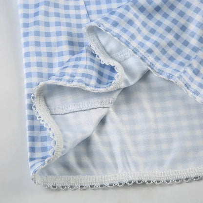 Y2K Gingham Top