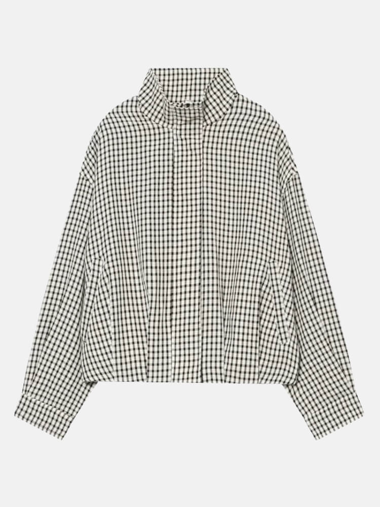 Y2K Gingham Zip Jacket