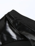 Goth Asymmetrical Mini Skirt