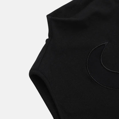 Y2K Goth Beaded Crop Top