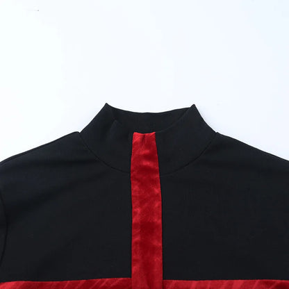 Y2K Goth Cross Top