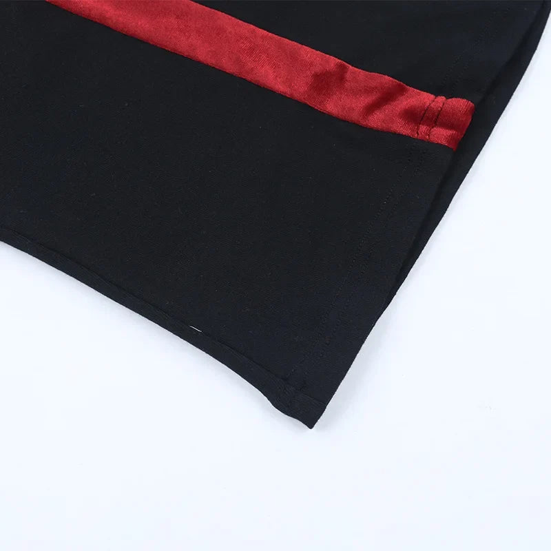 Y2K Goth Cross Top