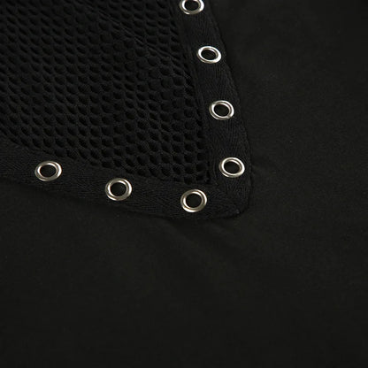 Y2K Goth Fishnet Top