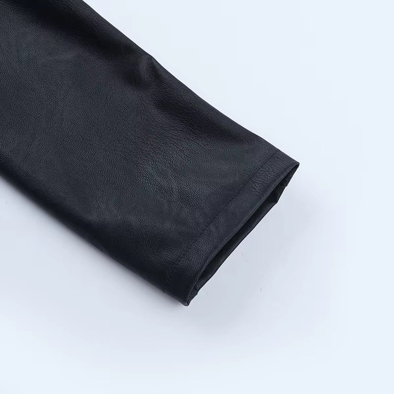 Y2K Goth Harness One Sleeve Top