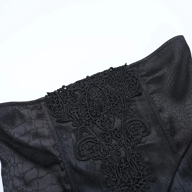 Y2K Goth Mermaid Maxi Skirt