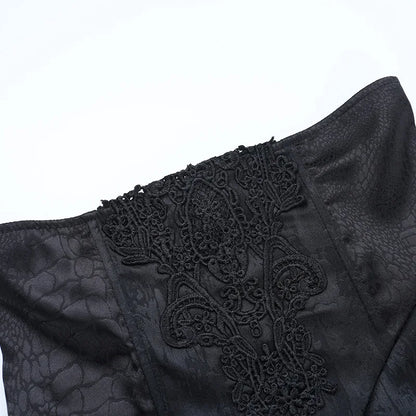 Y2K Goth Mermaid Maxi Skirt