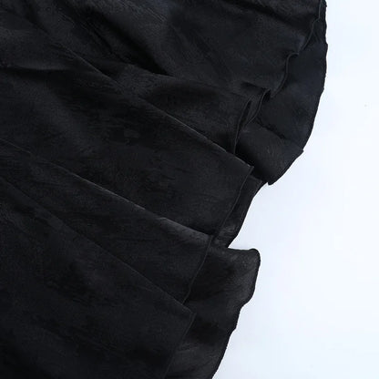 Y2K Goth Mermaid Maxi Skirt