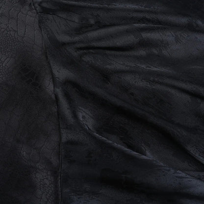 Y2K Goth Mermaid Maxi Skirt