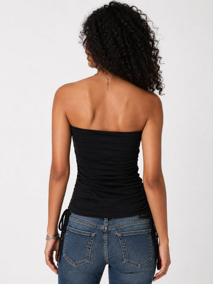 Y2K Goth Tube Top