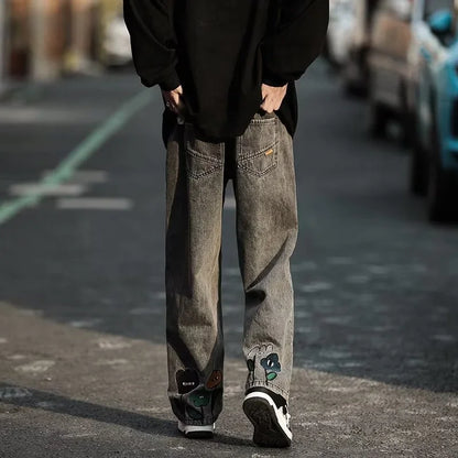 Y2K Graphic Baggy Jeans