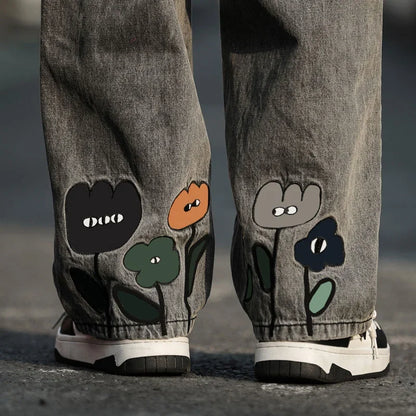 Y2K Graphic Baggy Jeans