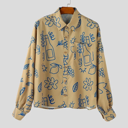 Y2K Graphic Print Shirt