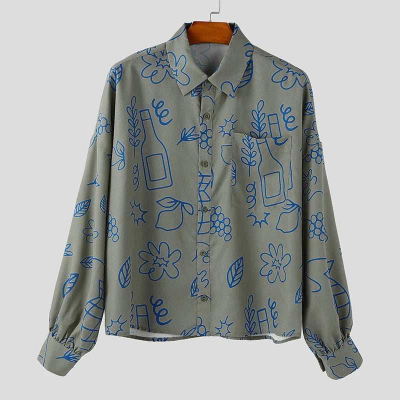 Y2K Graphic Print Shirt