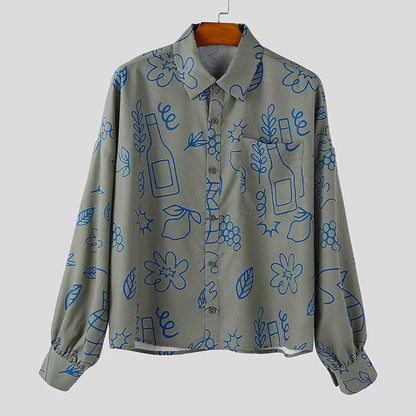 Y2K Graphic Print Shirt