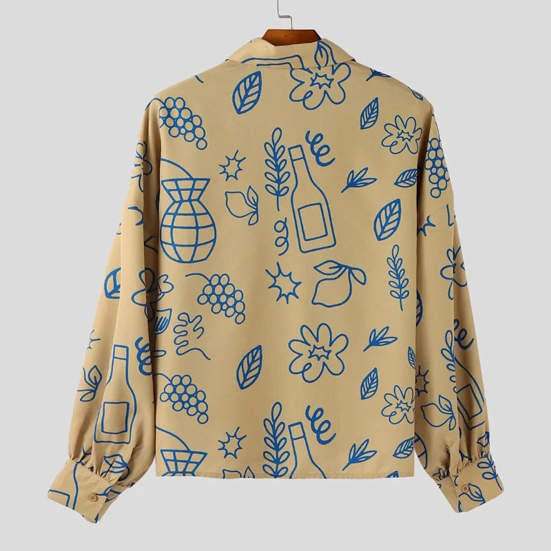 Y2K Graphic Print Shirt