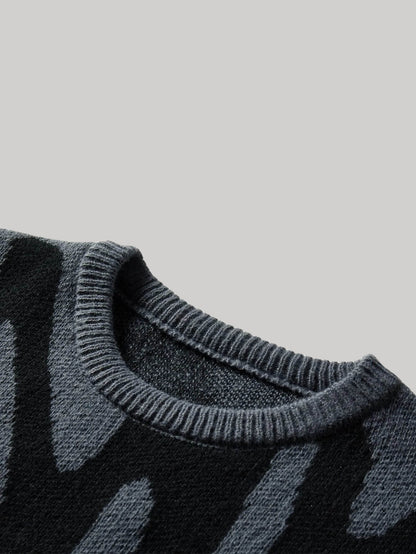 Y2K Graphic Pullover Sweater