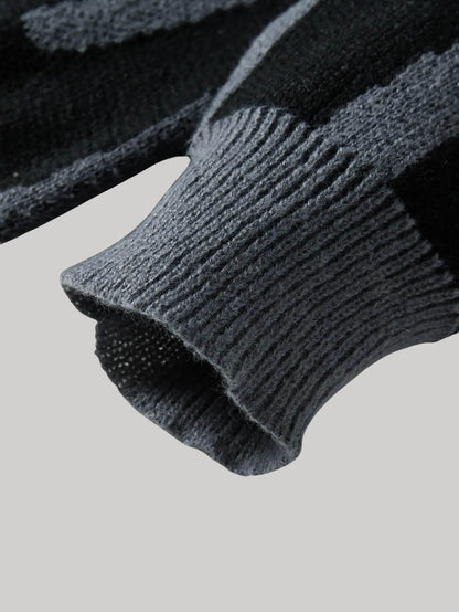 Y2K Graphic Pullover Sweater