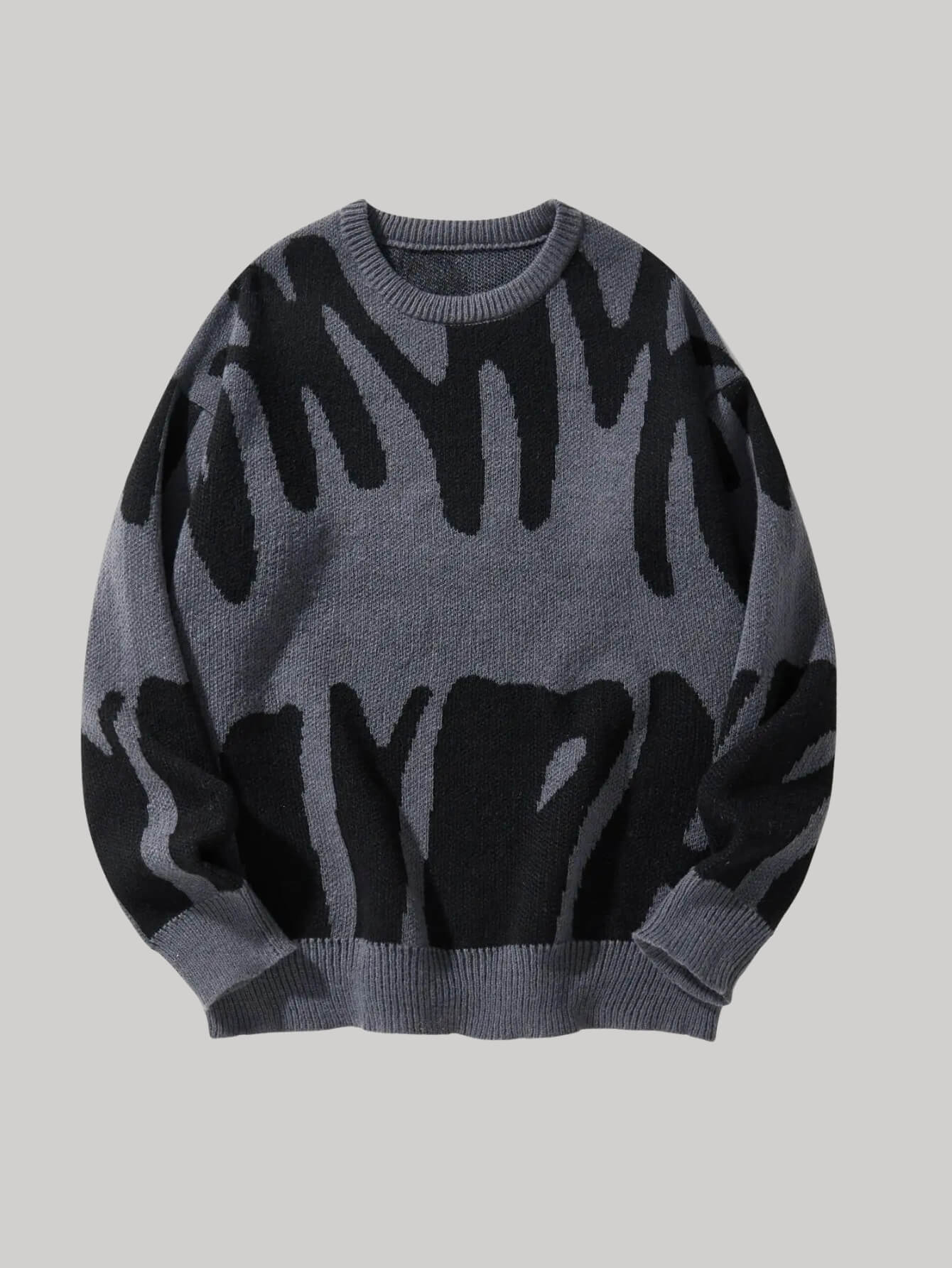Y2K Graphic Pullover Sweater