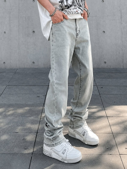 Y2K Graphic Straight Jeans
