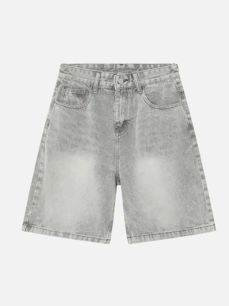 Y2K Gray Denim Shorts