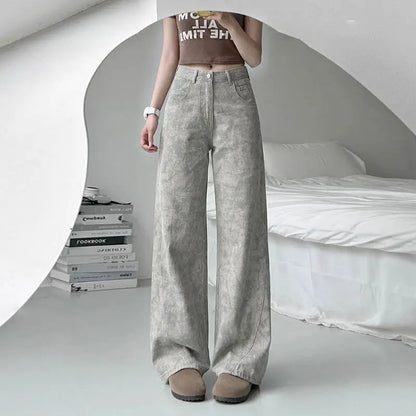 Y2K Gray Washed Pants