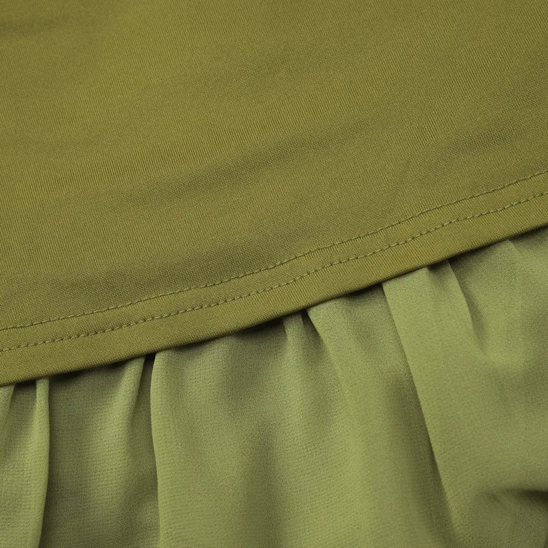 Y2K Green Two Piece Set