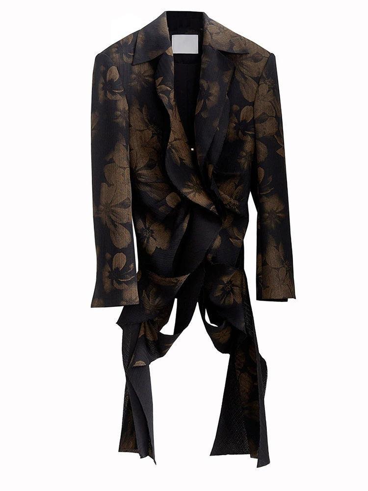 Y2K Grunge Asymmetric Blazer