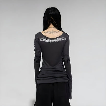 Y2K Grunge Barbed Wire Top