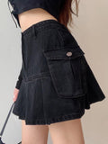 Y2K Grunge Cargo Mini Skirt for Trendy Street Style