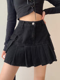 Y2K Grunge Cargo Mini Skirt for Trendy Street Style